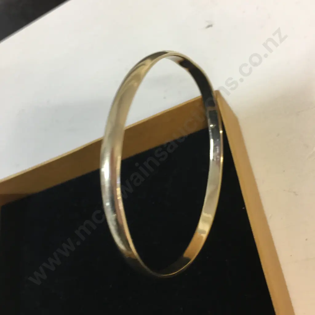 Gold Bangle Stamped 9ct. 24gm Image 1++